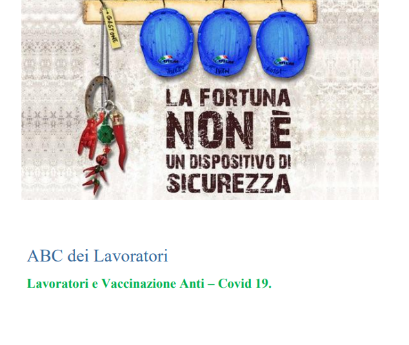 Lavoratori e Vaccinazione Anti – Covid