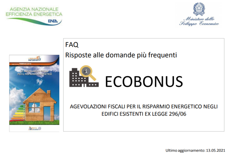 FAQ Ecobonus