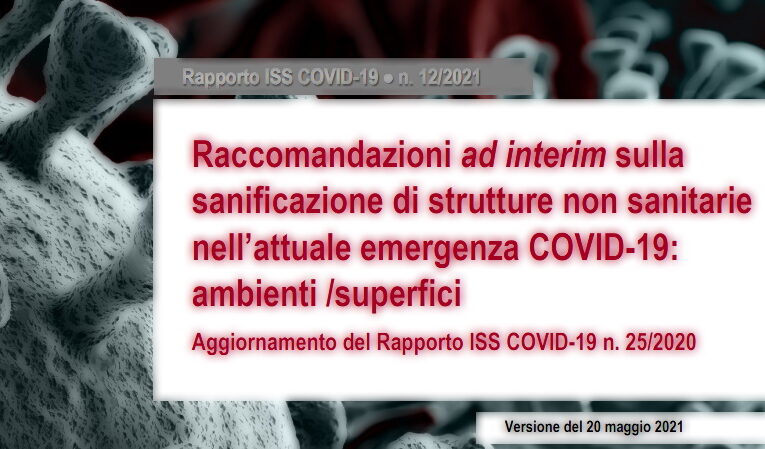 Strutture non sanitarie la sanificazione