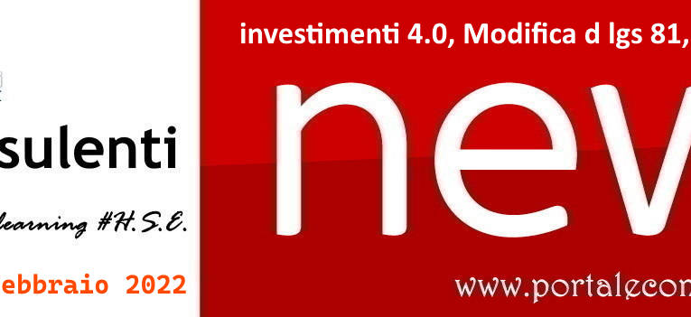 investimenti 4.0, Modifica d lgs 81, Telelavoro, Trabattelli