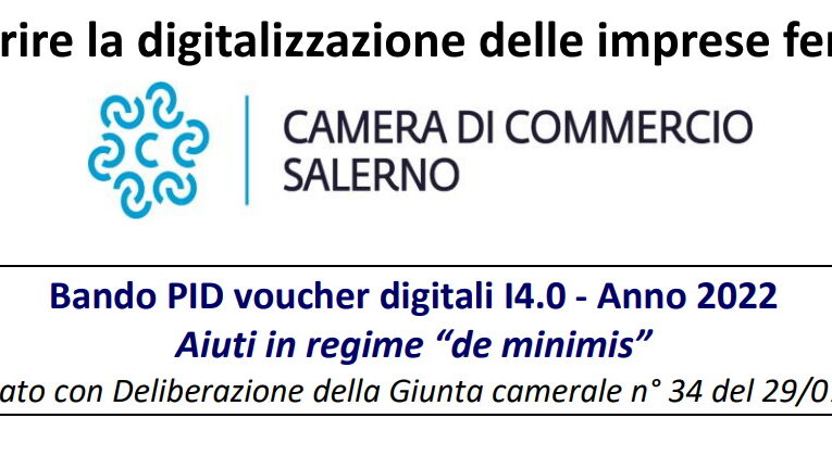 Contributi digitalizzazione Salerno