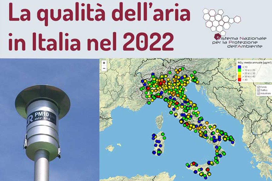 Qualità dell’aria SNPA, i dati sulla qualità dell’aria in Italia nel 2022. Prosegue l’andamento decrescente degli inquinanti ultimi 10 anni