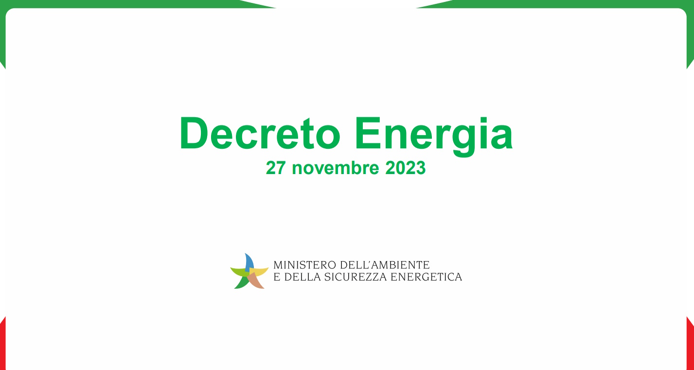 Decreto ENERGIA 2023. Fine del mercato tutelato: nessuna proroga nel decreto Energia. Ok a polo eolico offshore. Con il decreto legge