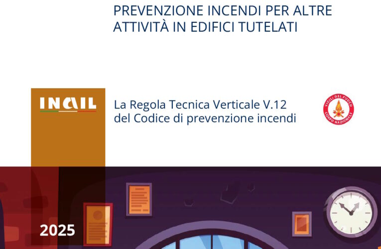 Prevenzione incendi per altre attività in edifici tutelati