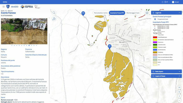 Dissesto e frane: il quadro nazionale