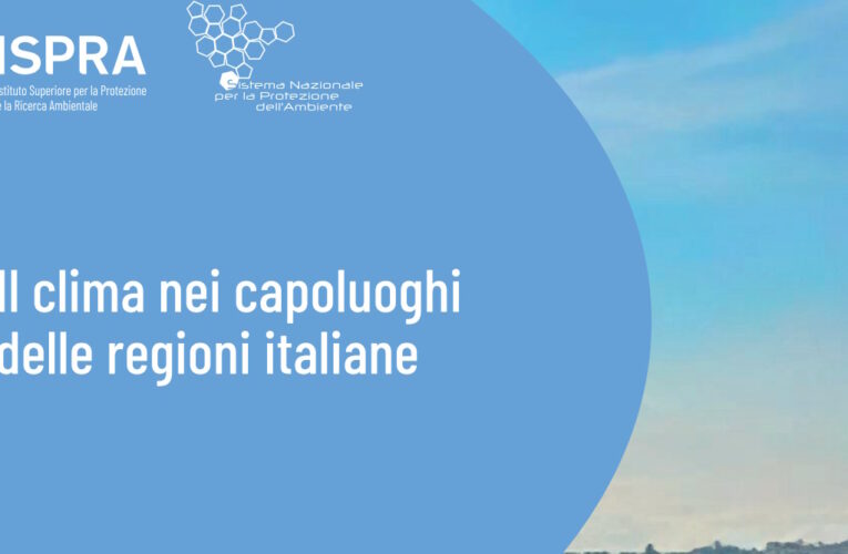 Il clima nei capoluoghi delle regioni italiane