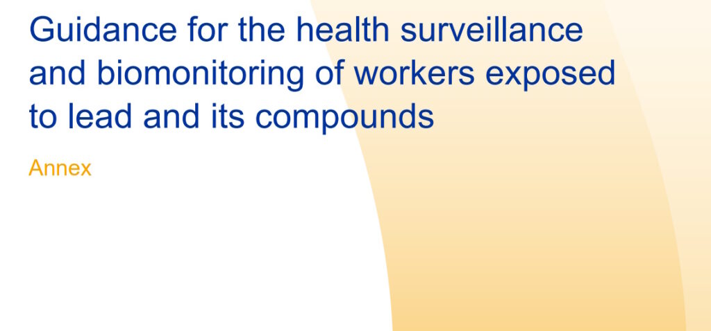 Piombo nei luoghi di lavoro